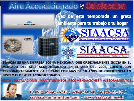 AIRE ACONDICIONADO Y CALEFACCION